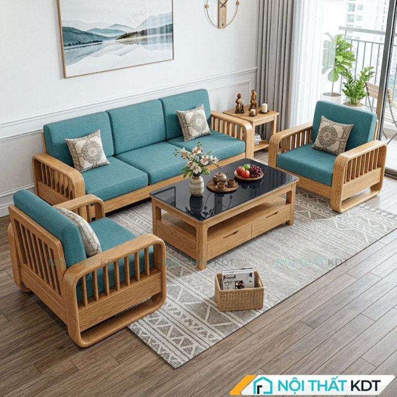 Đảm bảo không gian lắp đặt sofa gỗ keo và gỗ sồi thông thoáng, tránh nơi có nhiệt độ cao, nắng nóng để bảo vệ sản phẩm