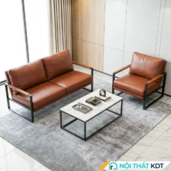 Bộ 2 ghế sofa văn phòng khung sắt nhỏ gọn S58-U
