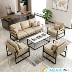 Bộ 4 ghế sofa tiếp khách văn phòng S58-U