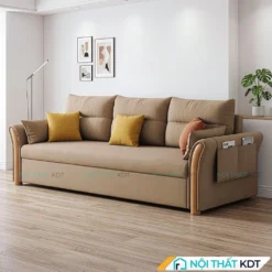 Sofa bed 3 chõ ngồi SG-22 nỉ màu be
