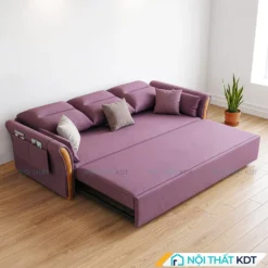 Sofa bed 3 chõ ngồi SG-22 nỉ màu tím