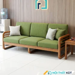 Chi tiết ghế văng sofa văn phòng S175-P màu xanh lá