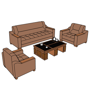 SOFA DA VĂN PHÒNG