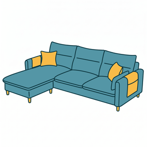 SOFA NỈ CHỮ L