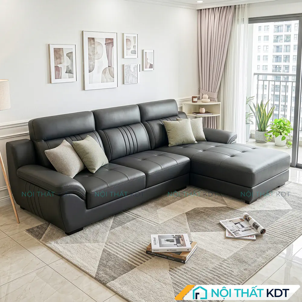 Không gian nội thất mang sắc đen lạnh mang đến cảm giác hiện đại, tối giản, có chiều sâu hơn