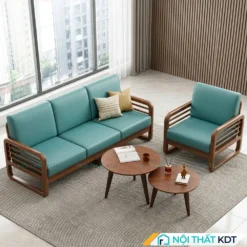Sofa tiếp khách công ty S175-P màu xanh ngọc
